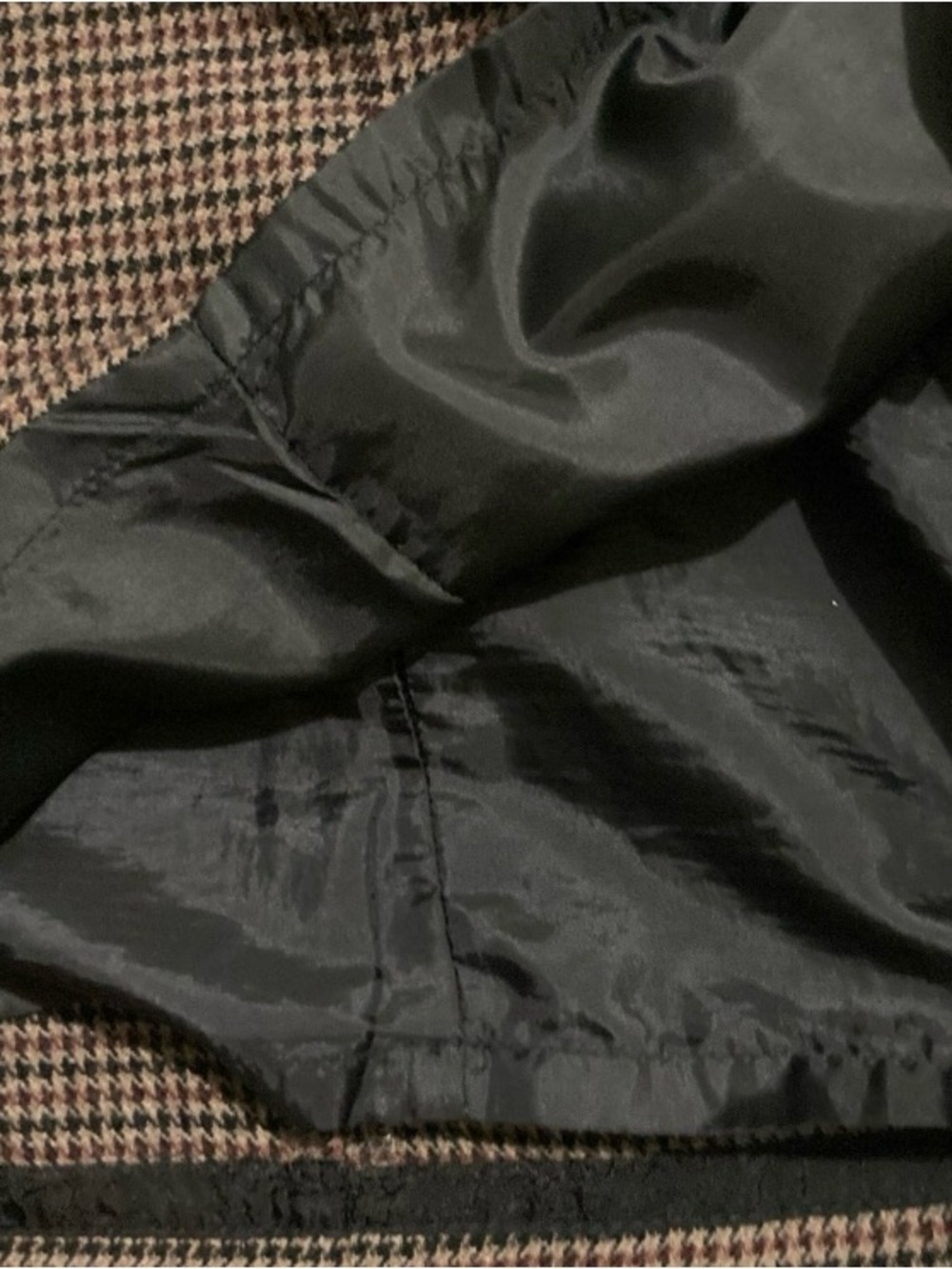 Eddie Bauer Brown Houndstooth Wool
Blend Lined Pencil Skirt Size 8 - Picture 5 of 10